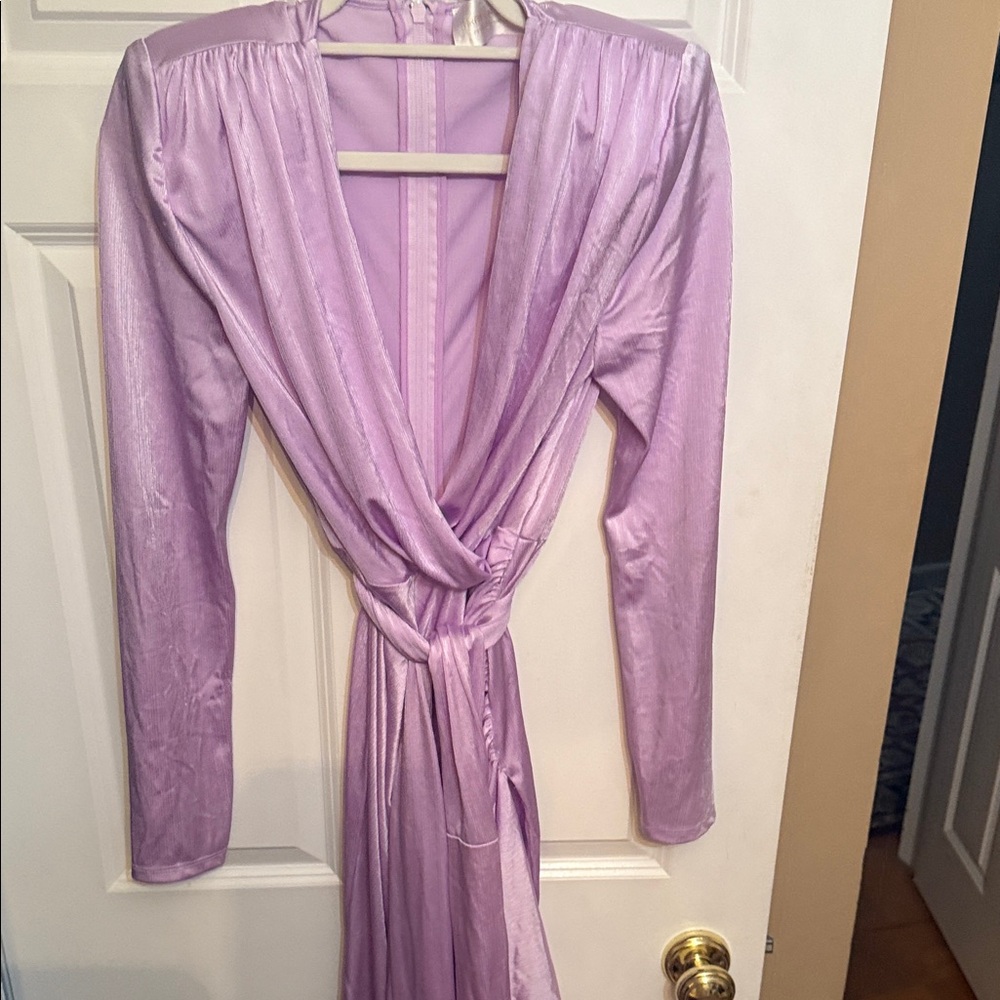 Lavender Long Sleeve Dress